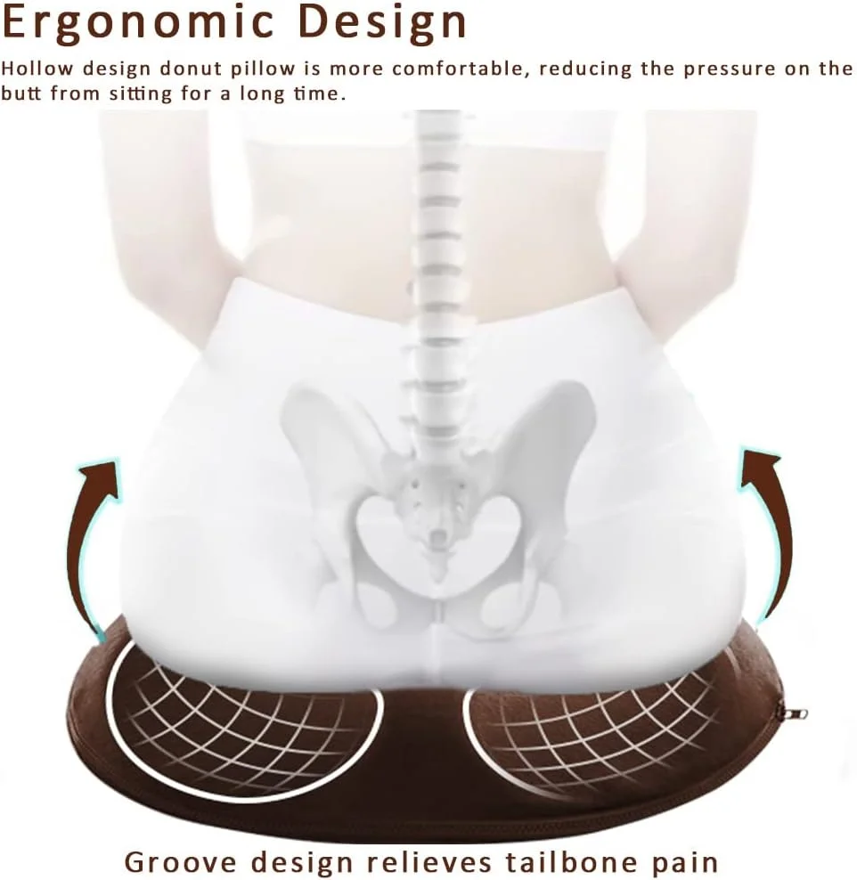 بالشتک صندلی طبی گلوکلوز، فوم حافظهدار، مناسب یوگا، نشستن برای خانمها، مناسب منزل، کف، ماشین، صندلی اداری، بعد از عمل جراحی (قهوهای) بالشتک صندلی طبی گلوکلوز، فوم حافظهدار، مناسب یوگا، نشستن برای خانمها، مناسب منزل، کف، ماشین، صندلی اداری، بعد از عمل جراحی (قهوهای)