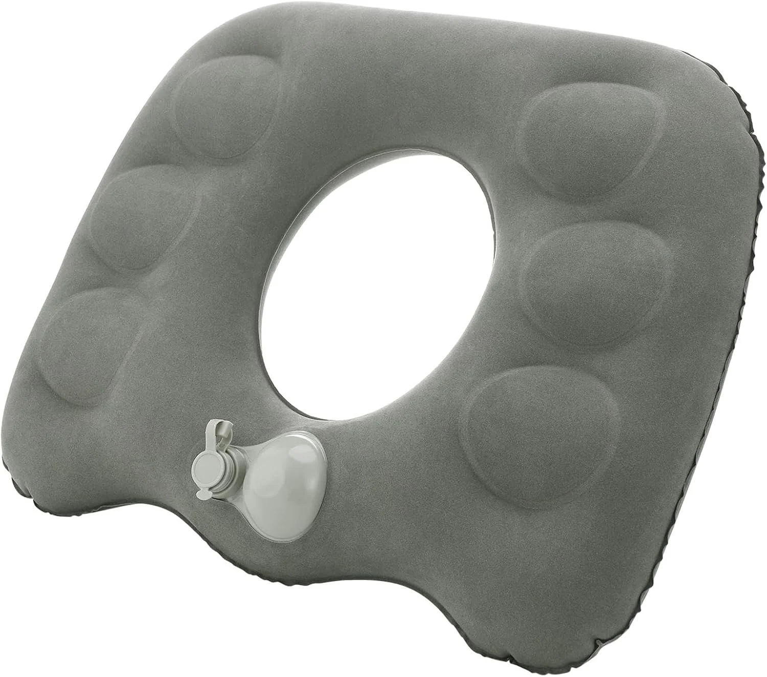 بالشتک بادی دوناتی برای تسکین درد هموروئید - بالش حلقه ای قابل حمل برای دنبالچه، سیاتیک، درد پروستات، جلوگیری از زخم بستر، آسایش پس از زایمان و بارداری - خاکستری روشن بالشتک بادی دوناتی برای تسکین درد هموروئید - بالش حلقه ای قابل حمل برای دنبالچه، سیاتیک، درد پروستات، جلوگیری از زخم بستر، آسایش پس از زایمان و بارداری - خاکستری روشن