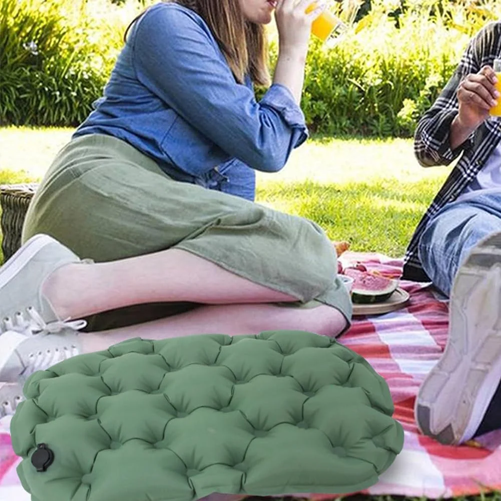 بالشتک صندلی بادی قابل حمل، بالشتک هوای ضد آب، تشک بادی برای کمپینگ، پیاده روی و کوله گردی - سبز بالشتک صندلی بادی قابل حمل، بالشتک هوای ضد آب، تشک بادی برای کمپینگ، پیاده روی و کوله گردی - سبز