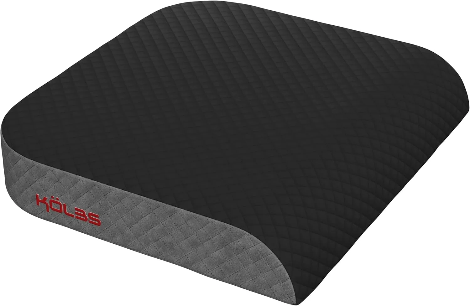 بالشتک صندلی بسیار بزرگ Kölbs | روکش مخمل مخملی شیک | فوم حافظه دار بسیار بزرگ برای صندلی اداری، بالش زمینی | تسکین درد دنبالچه و کمر | دارای دسته حمل (بسیار بزرگ)