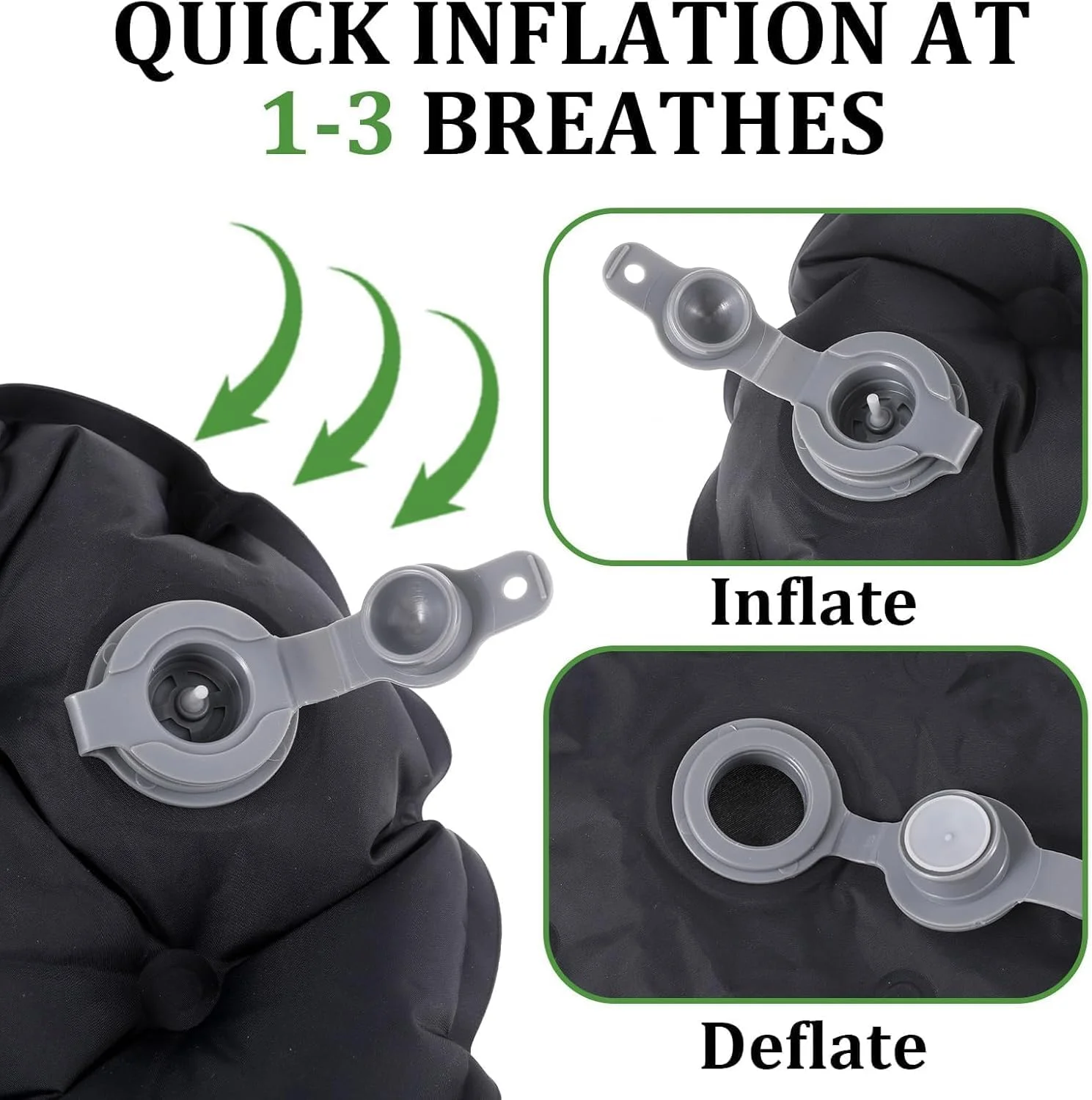 بالشتک بادی صندلی Joyzzz، پد صندلی مسافرتی قابل حمل با فشار هوای قابل تنظیم، کوسن راحت برای صندلی اداری، کمپینگ و تسکین نشستن طولانی مدت بالشتک بادی صندلی Joyzzz، پد صندلی مسافرتی قابل حمل با فشار هوای قابل تنظیم، کوسن راحت برای صندلی اداری، کمپینگ و تسکین نشستن طولانی مدت