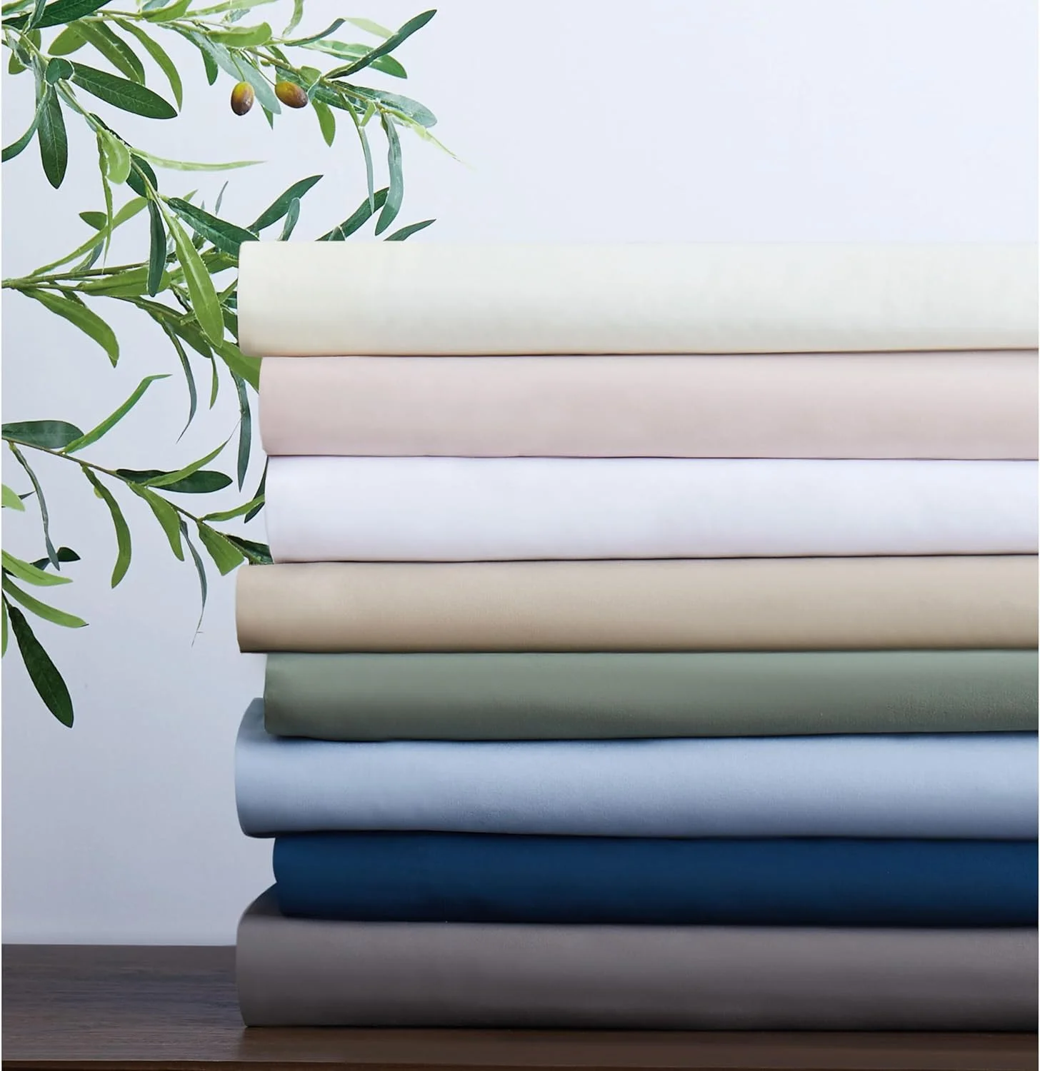 ست ملحفه 6 تکه پلی استر آبی رنگ CANNON Heritage، طرح رنگ ثابت، برای آقایان و بانوان، دارای گواهینامه Oeko-TEX