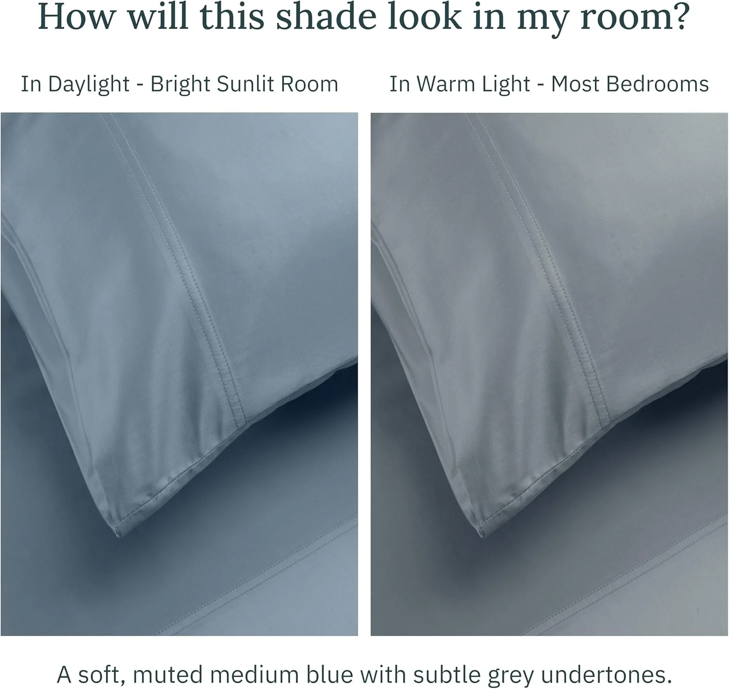 ملحفه های لوکس تایید شده 100% پنبه مصری خالص، ملحفه های تخت کالیفرنیا کینگ، ست ملحفه و روبالشی 4 تکه، ملحفه های خنک کننده ساتن با جیب عمیق برای افراد گرمایی، ملحفه های آبی کالیفرنیا کینگ