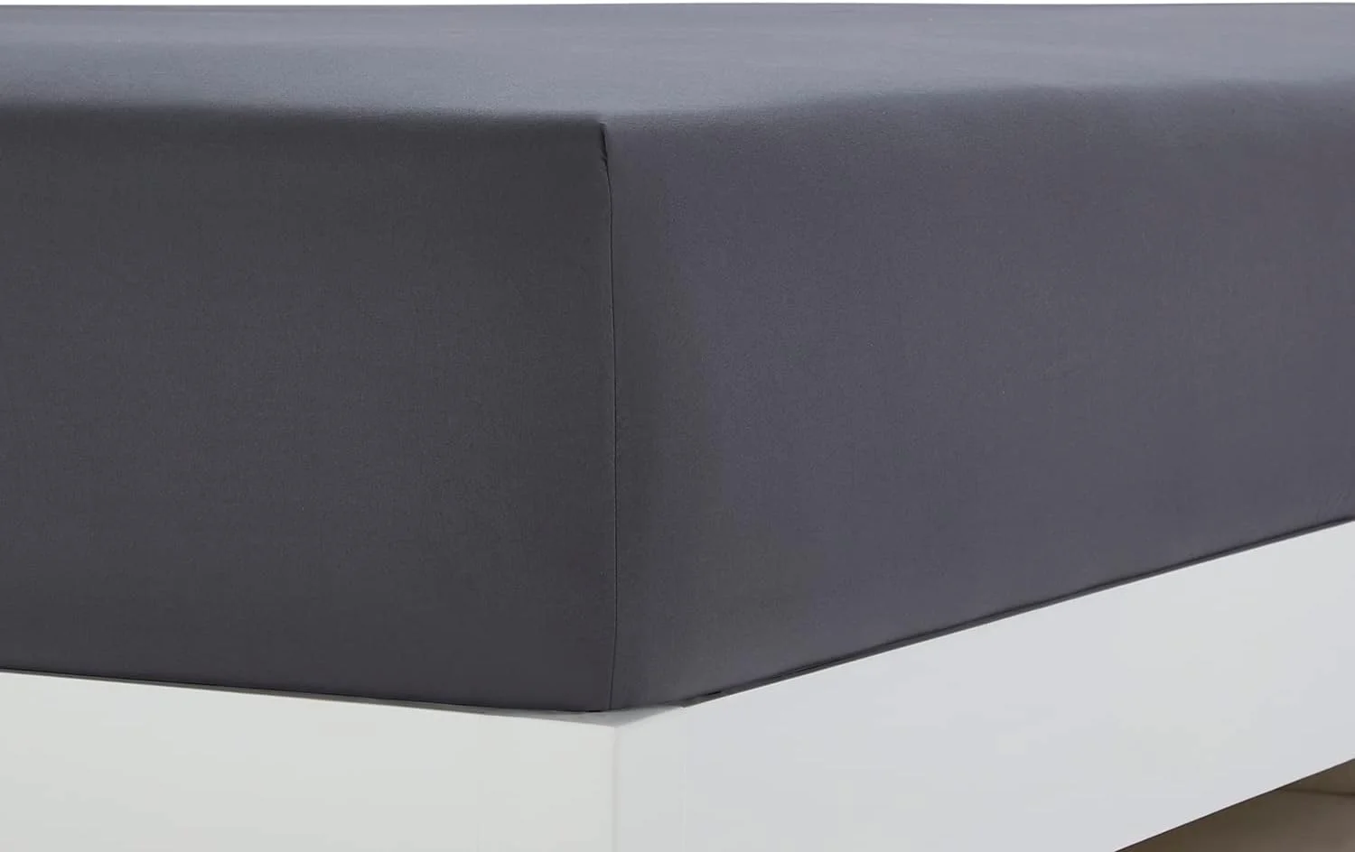 ست ملحفه کینگ کلارا کلارک، ملحفه تخت خواب با عمق زیاد برای سایز کینگ - ست 4 تکه ملحفه، ملحفه و روبالشتی فوق العاده نرم، خاکستری ذغالی