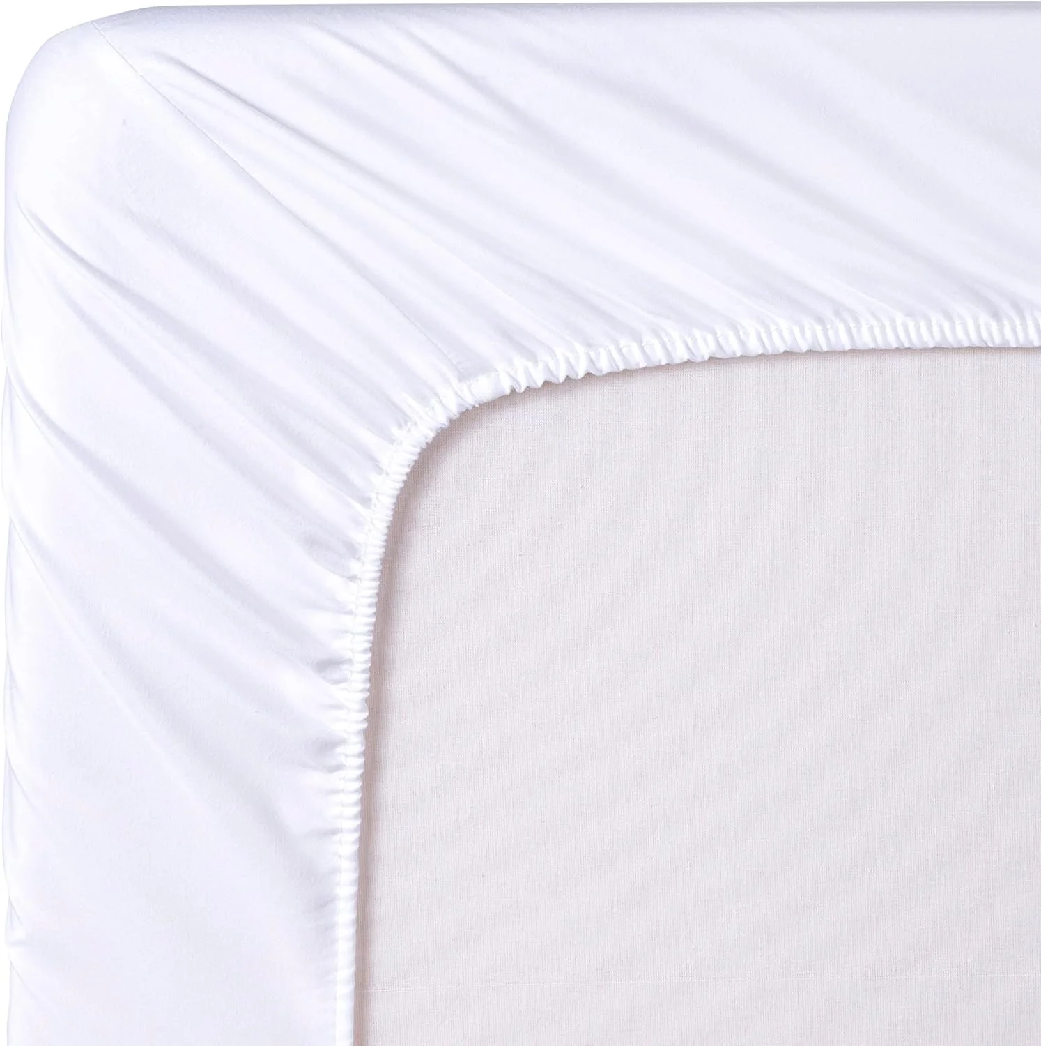 ملحفه کش دار تودوکاما از میکروفیبر برس خورده بسیار نرم (80 x 190/200 سانتی متر، سفید)