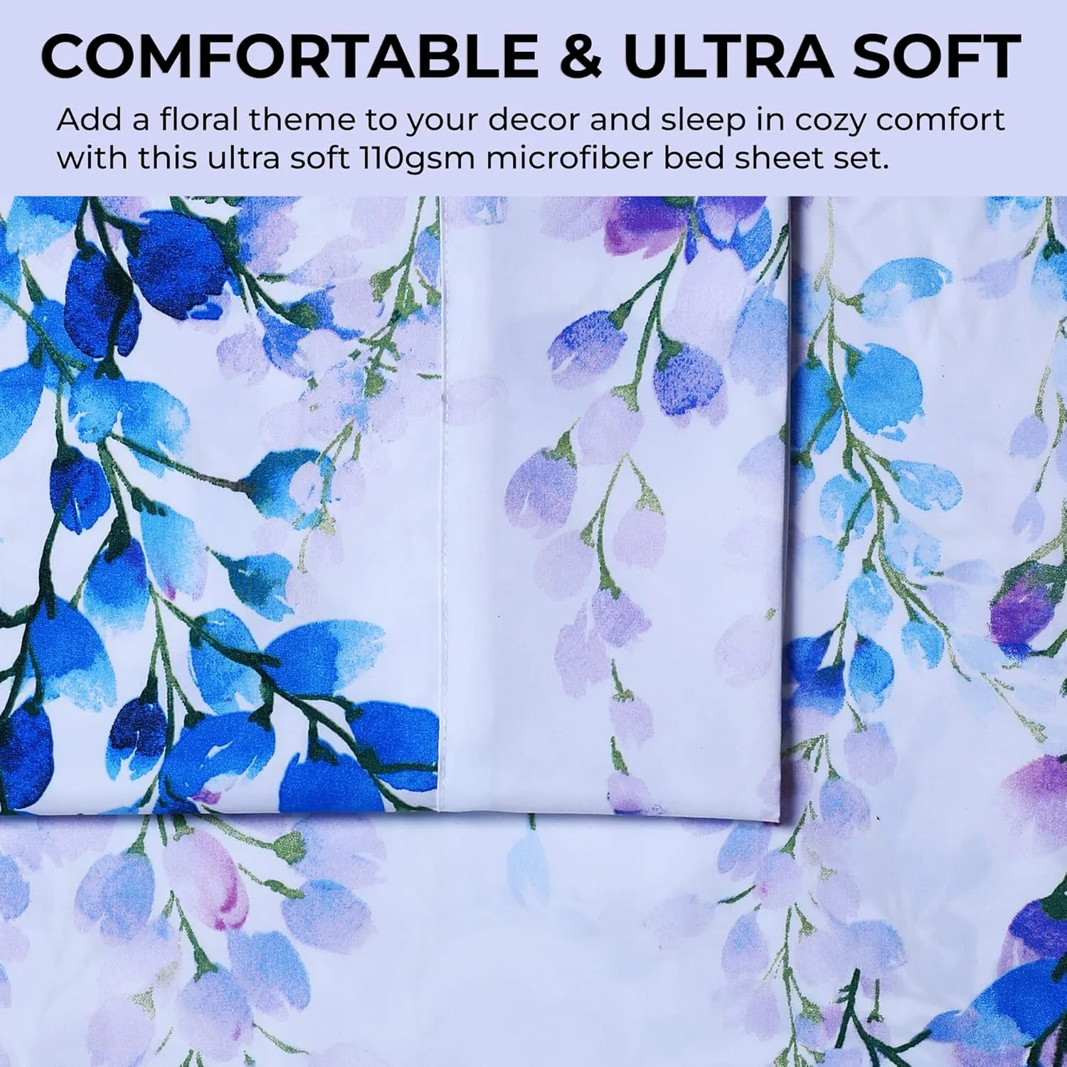 ملحفه های طرح دار ژولی Tribeca Living AZORES HOME با جیب عمیق و ابعاد بزرگ - کینگ، آبی ملحفه های طرح دار ژولی Tribeca Living AZORES HOME با جیب عمیق و ابعاد بزرگ - کینگ، آبی