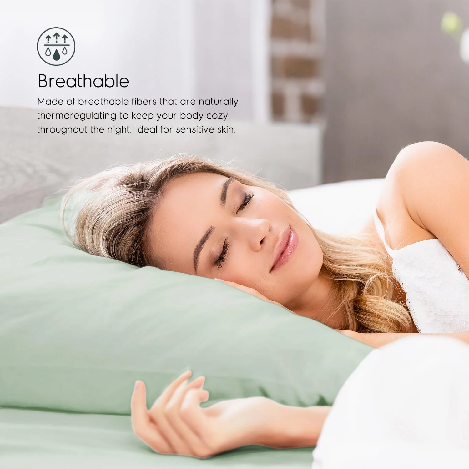 ست ملحفه کویین Taft، ملحفه های تخت خواب 100% ویسکوز خالص تهیه شده از بامبو، فوق العاده نرم، ابریشمی، خنک کننده، دوخت دوبل (سبز مریم گلی)