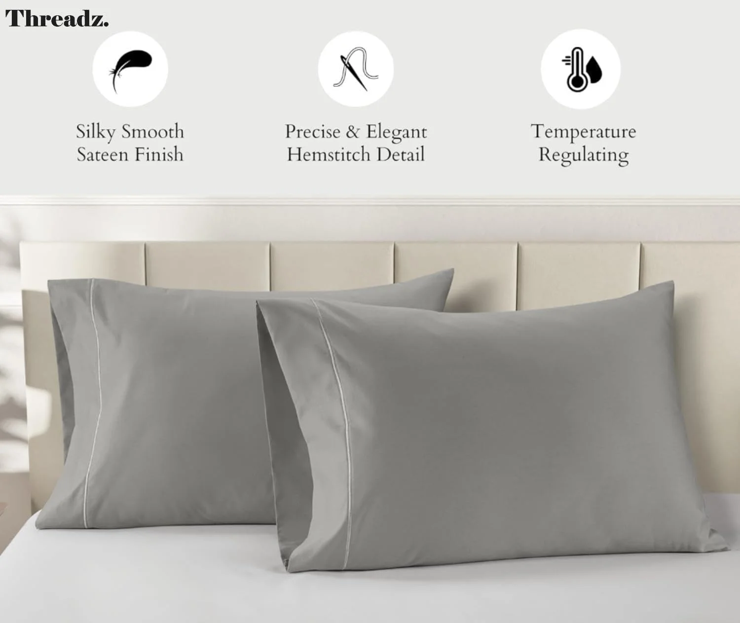 ست ملحفه کشدار از جنس پنبه مصری %۱۰۰ – فوقالعاده نرم، تنفسپذیر، پنبه پرکاله با الیاف بلند، جیب عمیق – شامل ۱ ملحفه کشدار و ۲ روبالشی – کالای خواب با کیفیت عالی (خاکستری، ۱۸۰X۲۰۰) ست ملحفه کشدار از جنس پنبه مصری %۱۰۰ – فوقالعاده نرم، تنفسپذیر، پنبه پرکاله با الیاف بلند، جیب عمیق – شامل ۱ ملحفه کشدار و ۲ روبالشی – کالای خواب با کیفیت عالی (خاکستری، ۱۸۰X۲۰۰)