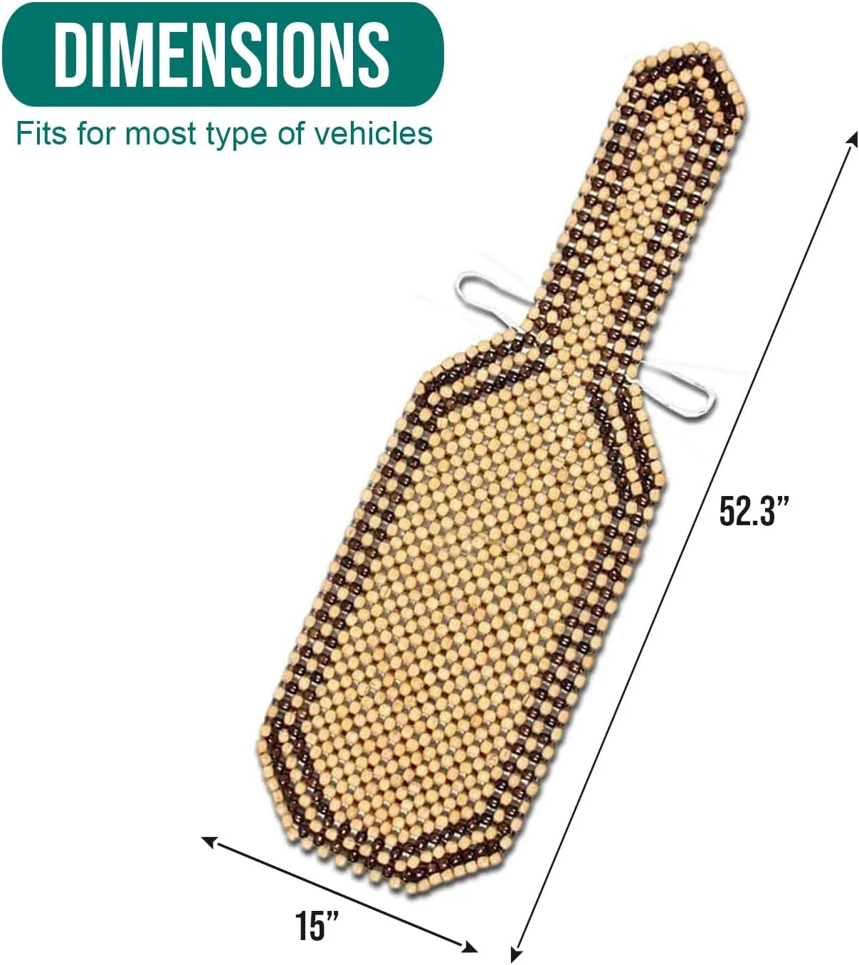 بالشتک صندلی مهره دار چوبی زنتو دیلز برای راحتی