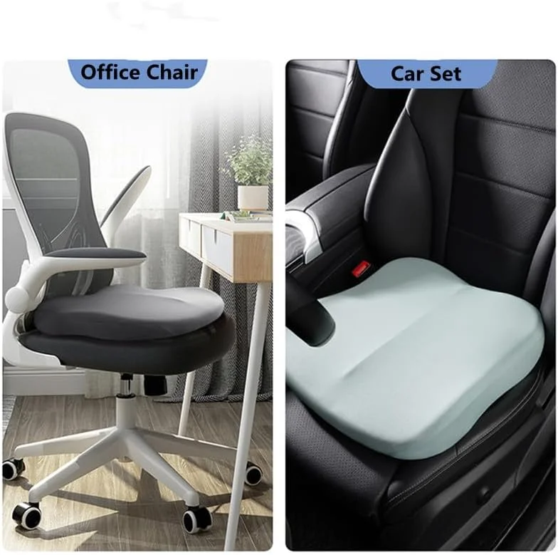 بالشتک صندلی تقویت کننده خودرو، تشک افزایش قد راننده صندلی خودرو فوم حافظه دار، پد صندلی خودرو بهبود دید رانندگی، بالشتک صندلی اداری سه بعدی ضد لغزش، تسکین فشار بالشتک صندلی تقویت کننده خودرو، تشک افزایش قد راننده صندلی خودرو فوم حافظه دار، پد صندلی خودرو بهبود دید رانندگی، بالشتک صندلی اداری سه بعدی ضد لغزش، تسکین فشار