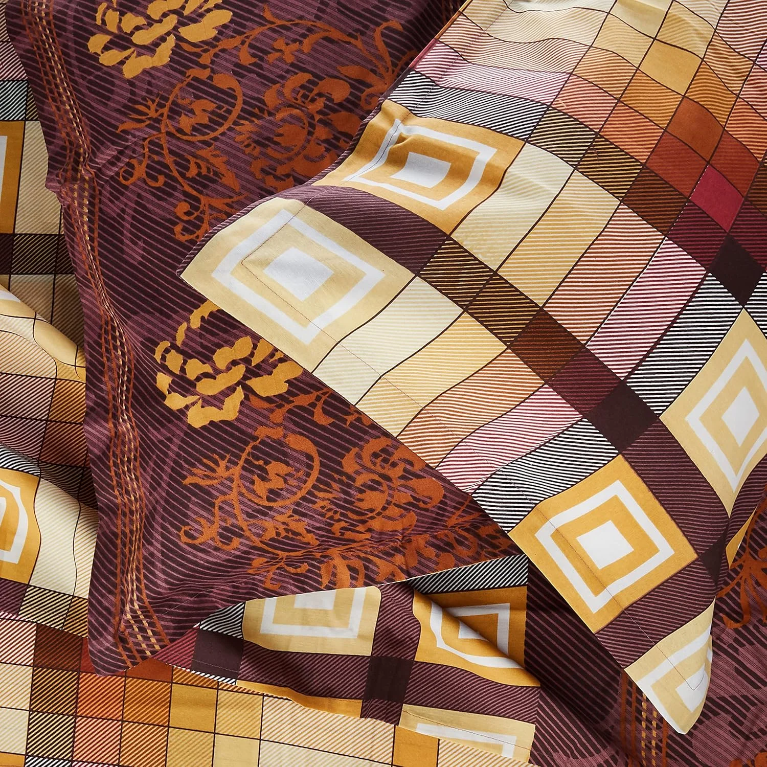 ست ملحفه تختخواب دونفره سویام Sparkle Collection، چند رنگ، 260 در 270 سانتی متر، Kf-1245 ست ملحفه تختخواب دونفره سویام Sparkle Collection، چند رنگ، 260 در 270 سانتی متر، Kf-1245