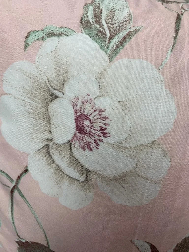 ملحفه تخت خواب ۹۰ گرمی به همراه روبالشتی (صورتی ملایم، یک نفره)