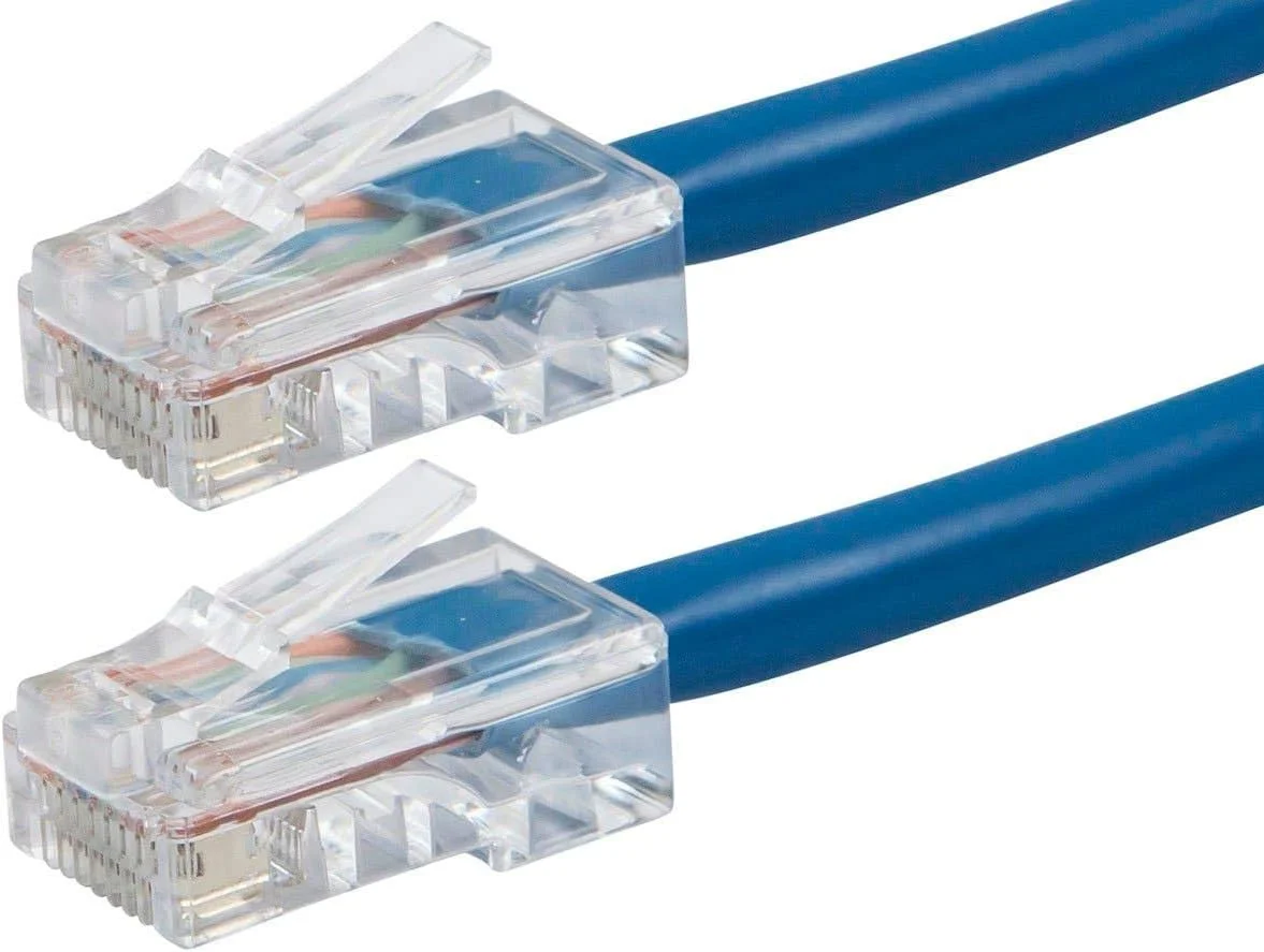 کابل شبکه اترنت Cat5e UTP مونوپرایس سری ZEROboot، گیج 24AWG، طول 3 فوت، آبی (113113)