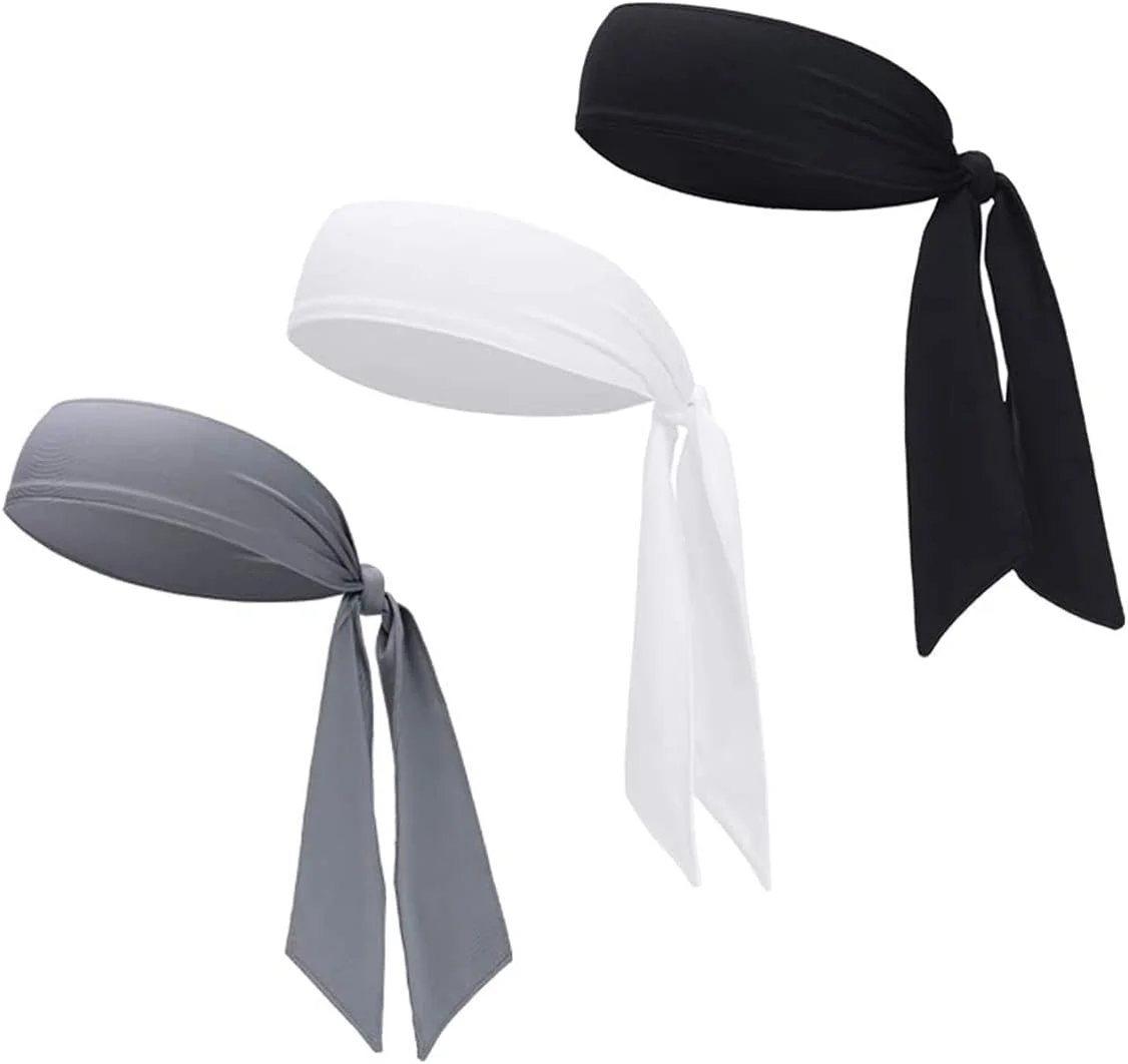 هدبند ورزشی مدل گره ای جاذب عرق مناسب تنیس، بسکتبال، دویدن، سافت بال، تمرینات ورزشی، هدبند یونی‌سکس