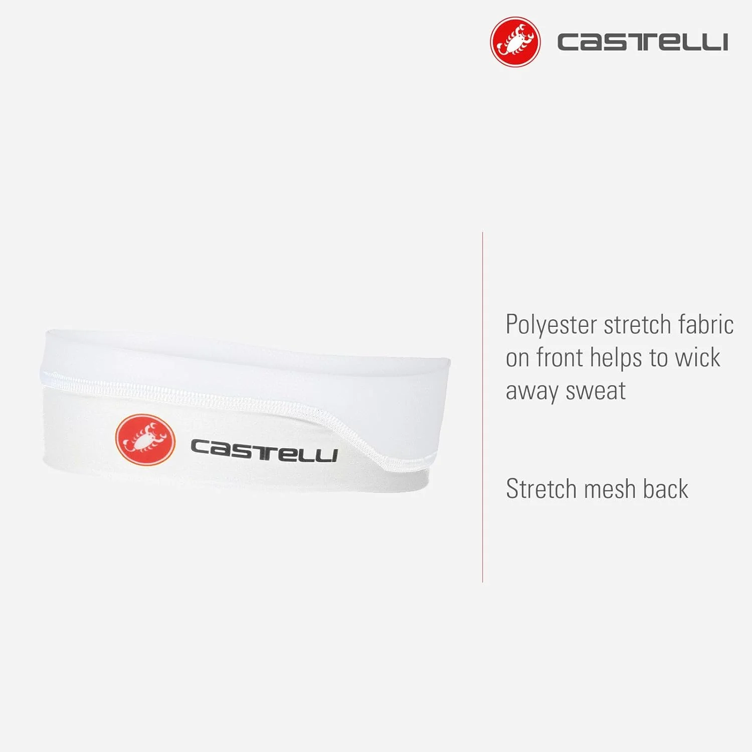 هدبند تابستانی کاستلی، سفید