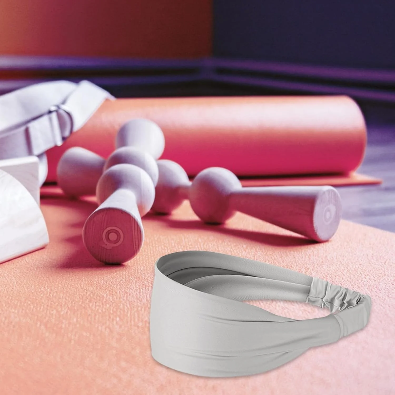 هدبند خنک کننده - مناسب یوگا، دویدن، ورزش، باشگاه - هدبند رطوبت گیر و کشسان برای کمپینگ، دوچرخه سواری، تنیس، گلف، پیاده روی و باشگاه