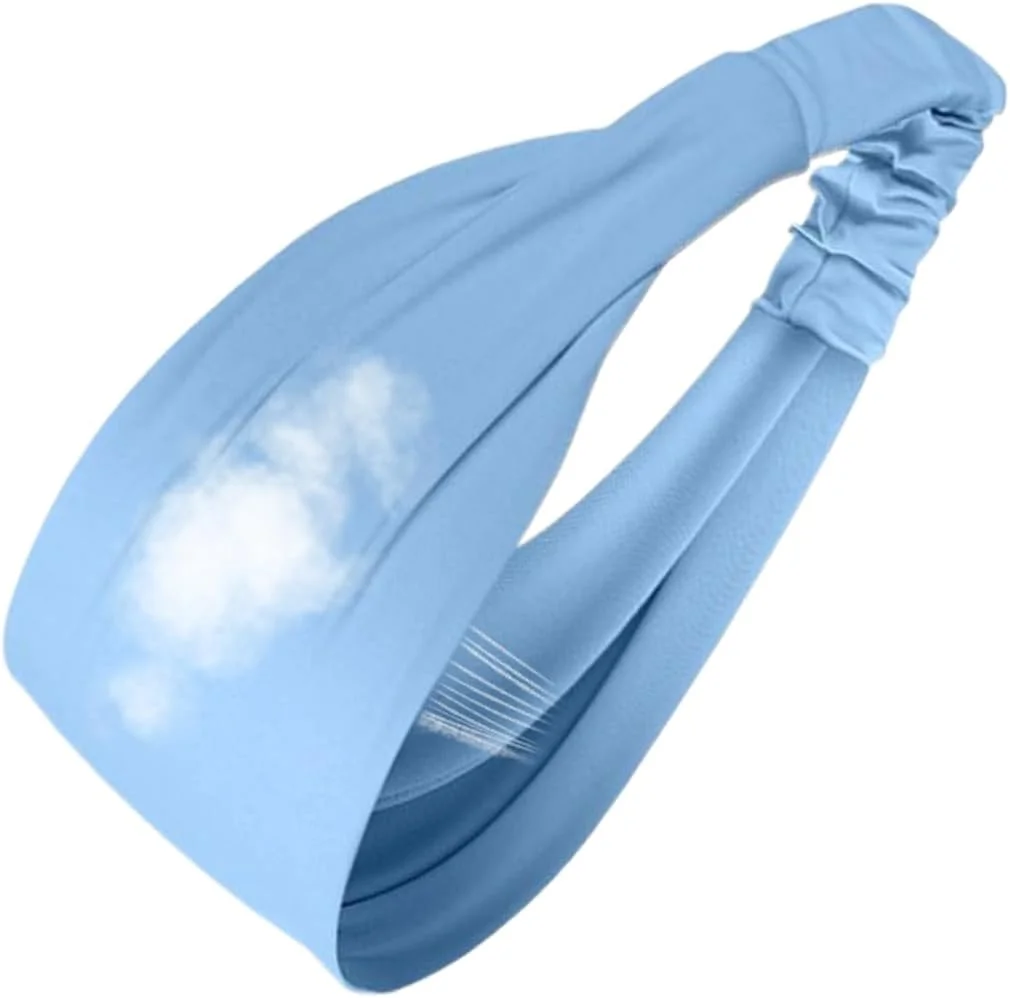 هدبند ورزشی خنک کننده، مناسب برای یوگا، دویدن، ورزش، باشگاه، جذب رطوبت، ضد لغزش، کشسان، مناسب برای ورزش، دویدن، تنیس، دوچرخه سواری، گلف، تناسب اندام، پیاده روی، دوچرخه سواری، باشگاه