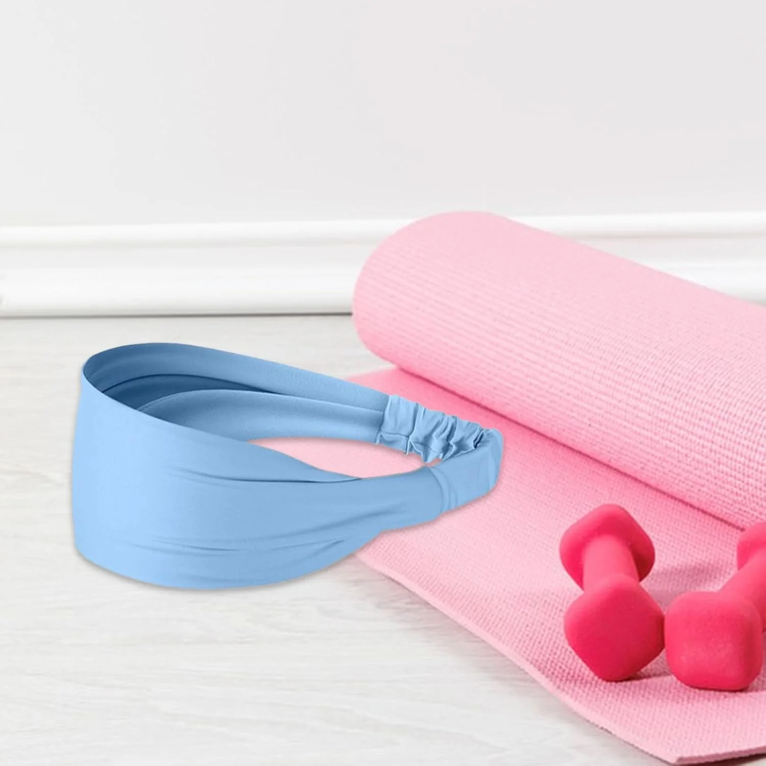 هدبند ورزشی خنک کننده - مناسب برای یوگا، دویدن، ورزش، باشگاه، نرم، کشسان، جذب کننده رطوبت، مناسب برای یوگا، دویدن، پیاده روی، کمپینگ، گلف، تنیس، دوچرخه سواری و تناسب اندام