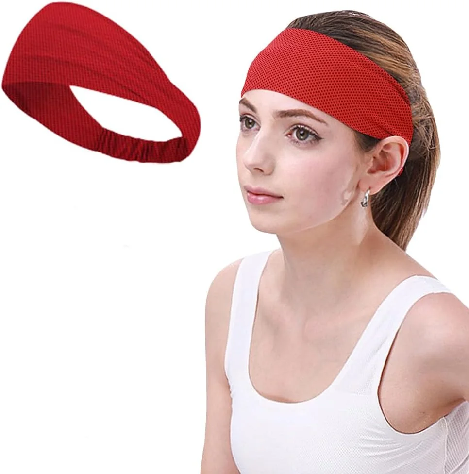 هدبند ضد تعریق، حس خنکی، خشک شدن سریع، ضروری برای ورزش، شیک، چند منظوره، راحت