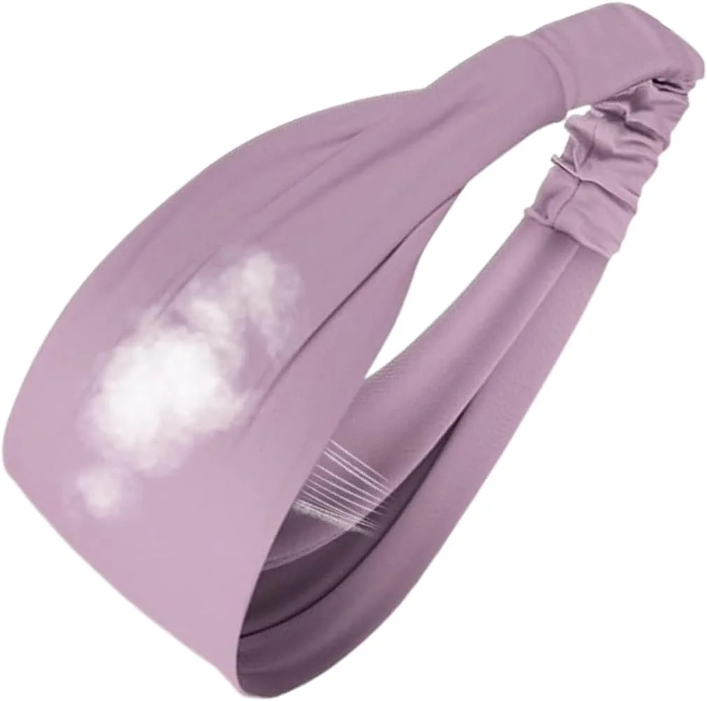 هدبند خنک کننده برای هوای گرم | هدبند عرق گیر خنک کننده برای تمرین - هدبند یوگا کشی ضد لغزش با قابلیت جذب رطوبت برای ورزش، دویدن، تنیس، دوچرخه سواری، گلف، تناسب اندام، پیاده روی، دوچرخه سواری، باشگاه