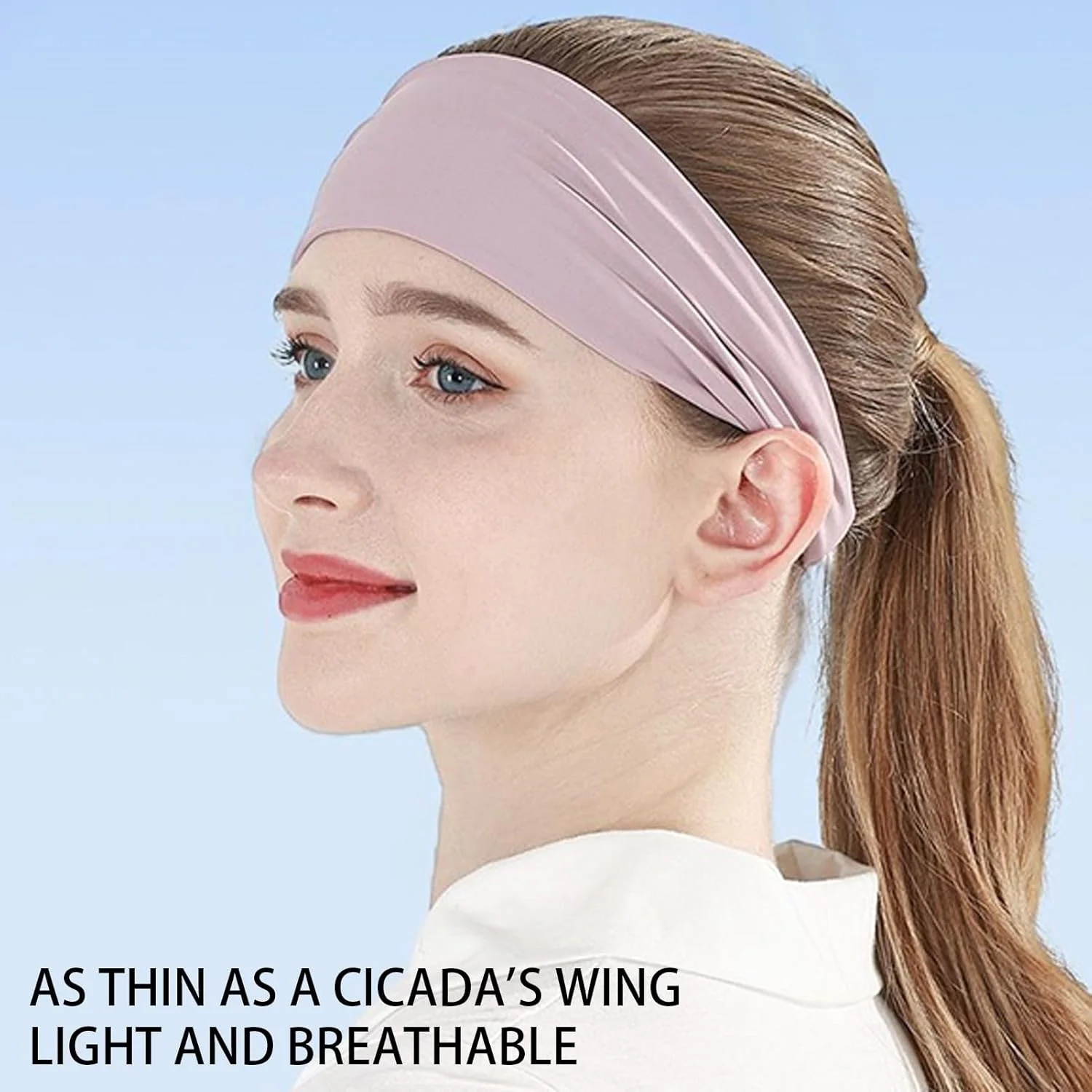هدبند خنک کننده برای هوای گرم - مناسب یوگا، دویدن، ورزش، باشگاه - هدبند نرم، کشسان و رطوبت گیر ورزشی برای یوگا، دویدن، پیاده روی، کمپینگ، گلف، تنیس، دوچرخه سواری و تناسب اندام