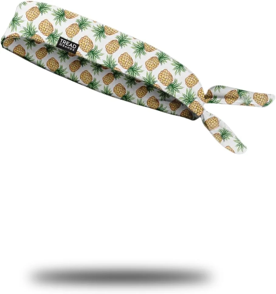 هدبند باریک گره‌ای Treadbands، ضد لغزش و ثابت در جای خود، مانع از ورود عرق به چشم، دارای فناوری چسبندگی ثبت شده. (طرح - پینا کولادا)