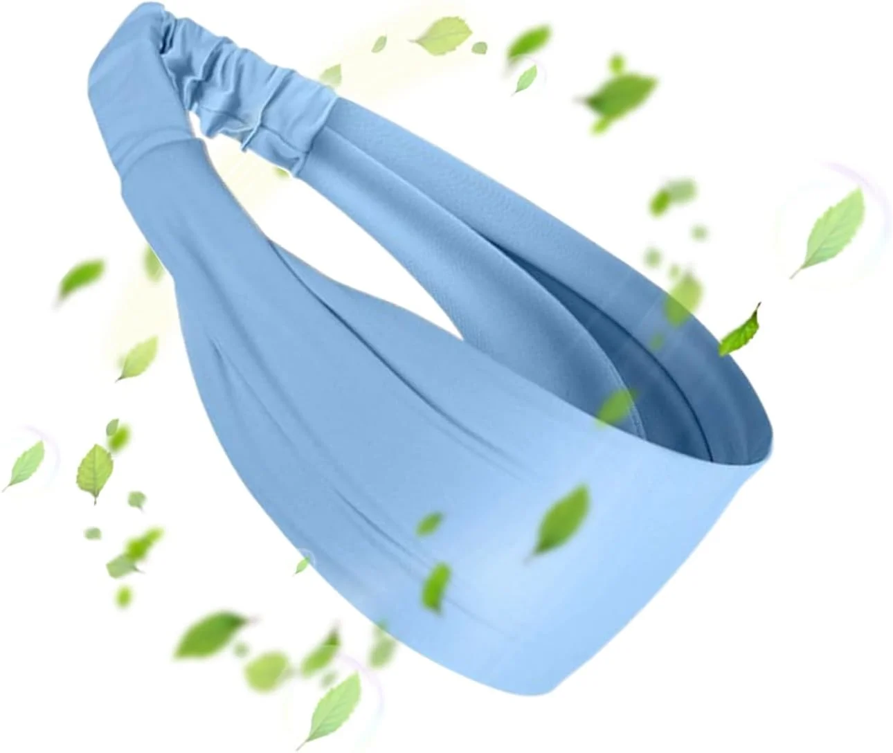 هدبند ورزشی خنک کننده - هدبند یوگا زنانه - هدبند عرق گیر ورزشی نرم و کشسان برای دویدن، تناسب اندام، باشگاه، دوچرخه سواری، تنیس، کمپینگ، پیاده روی و دوچرخه سواری