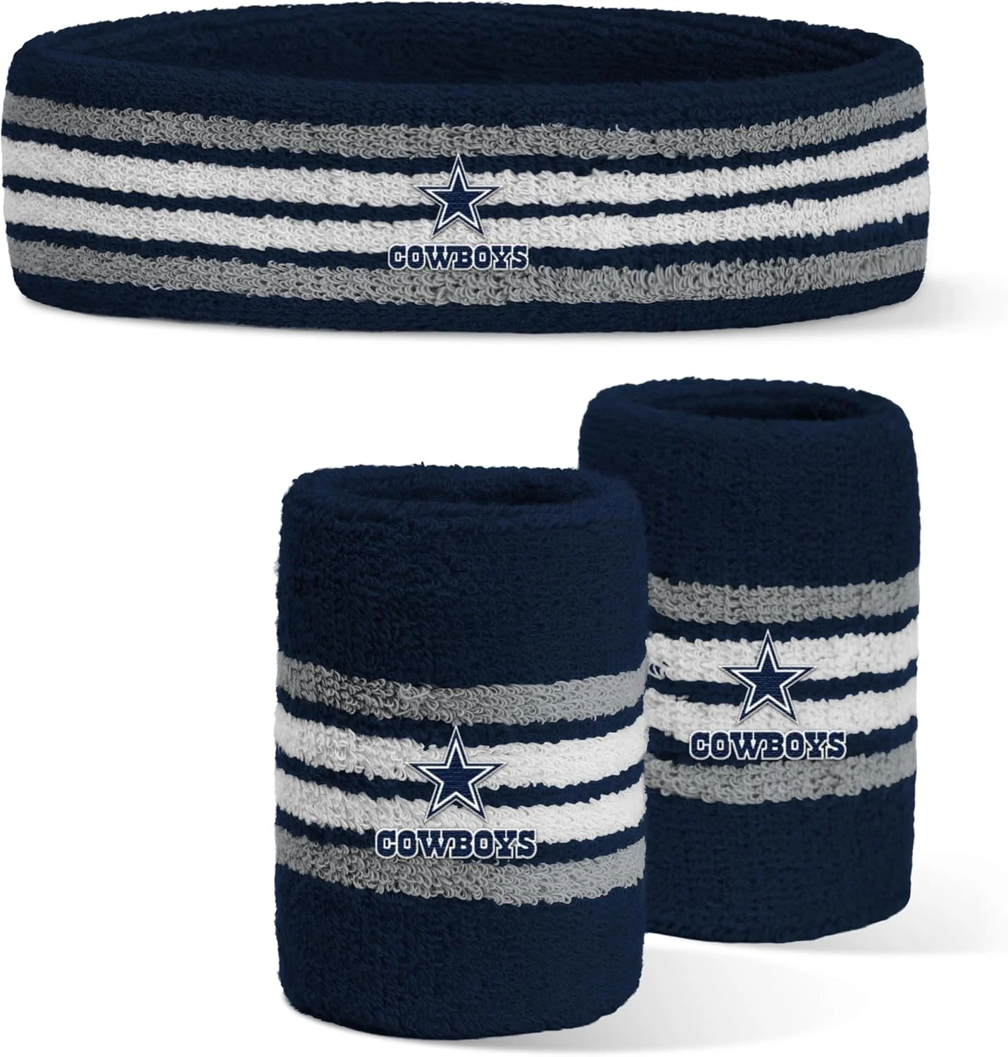 هدبند و مچ بند طرح تیم دالاس کابویز دارای مجوز رسمی NFL