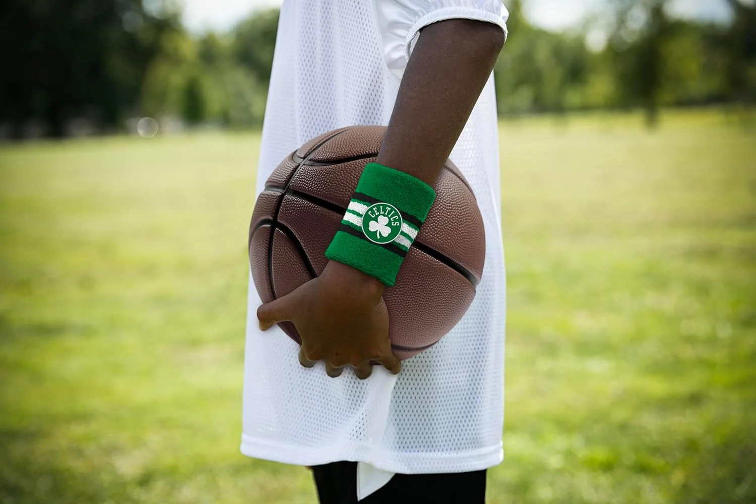هدبند و مچ بند طرح تیم بسکتبال بوستون سلتیکس
