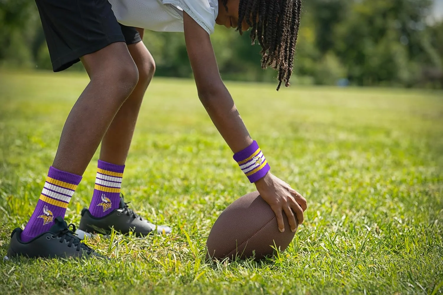 هدبند و مچ بند طرح تیم فوتبال مینه‌سوتا وایکینگز