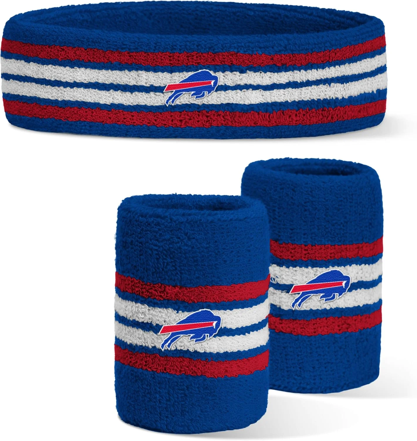 هدبند و مچ بند با طرح لوگوی تیم بوفالو بیلز