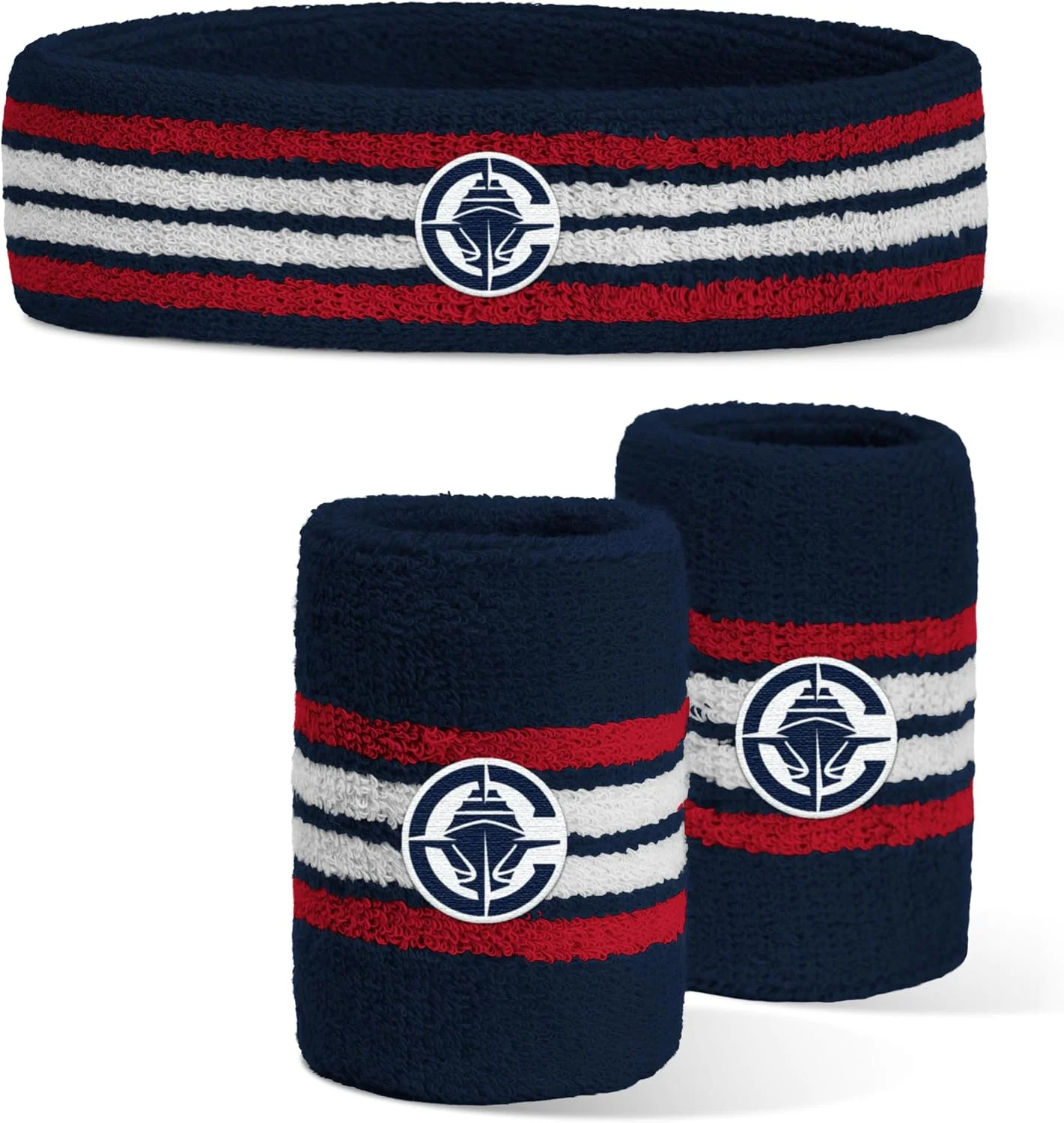 هدبند و مچ بند طرح تیم لس آنجلس کلیپرز دارای مجوز رسمی ان بی ای - رنگ تیمی