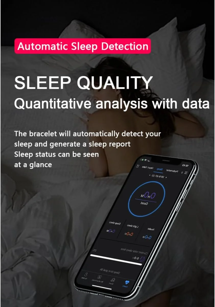 دستبند هوشمند M5، ردیاب تناسب اندام/مانیتور ضربان قلب و فشار خون، مچ بند ضد آب، ردیابی سلامتی، پایش خواب، حالت های چند ورزشی، گام شمار، نسخه جهانی