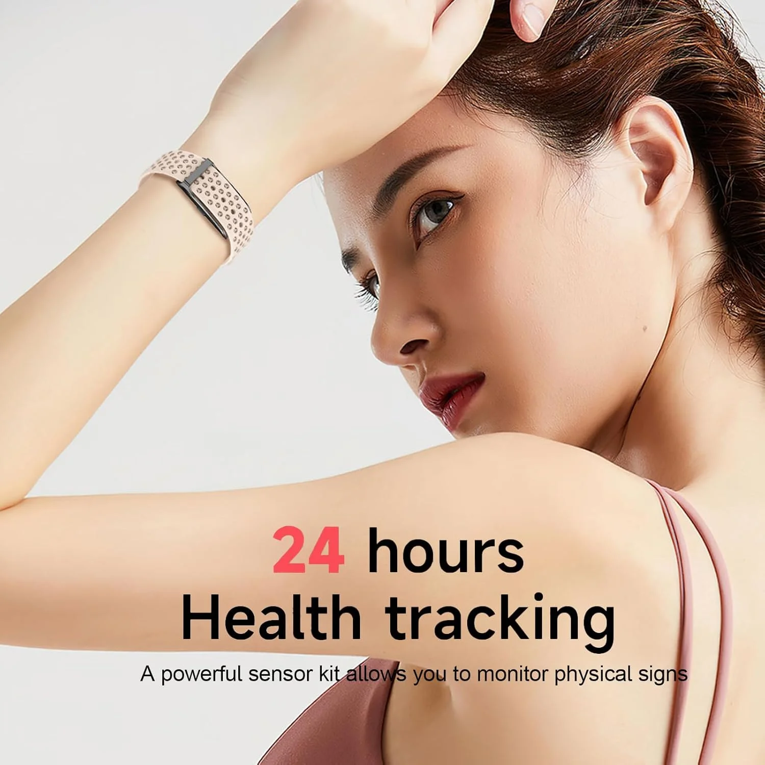 دستبند هوشمند سلامت Denash، ردیاب فعالیت و تناسب اندام مغناطیسی پوشیدنی، مچ بند ردیاب تناسب اندام با 127 حالت ورزشی برای مردان و زنان (مشکی) (مشکی)