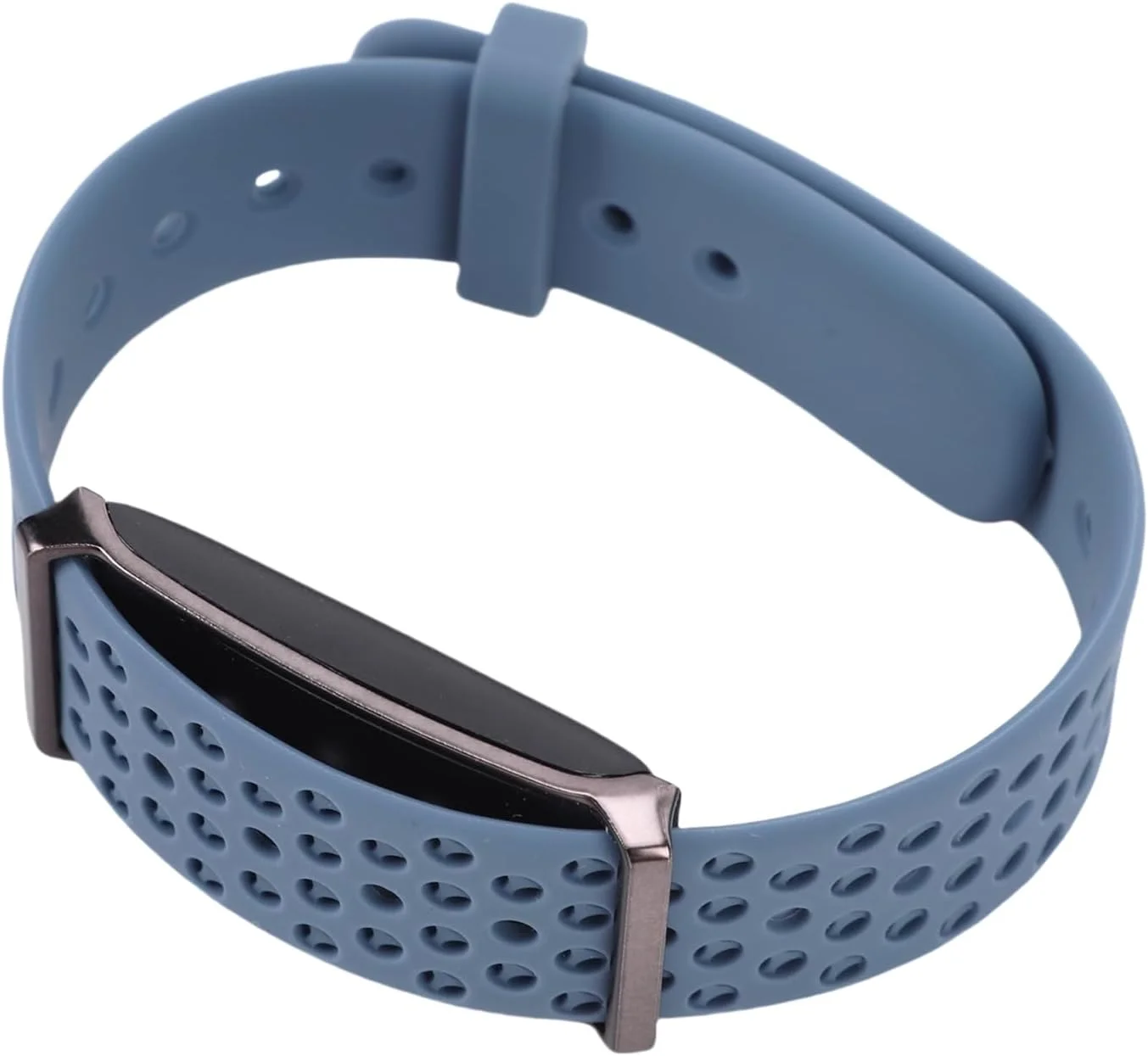 دستبند هوشمند تناسب اندام Dpofirs | عمر باتری 40 روزه، ضد آب تا عمق 10 متر، ردیاب خواب و فعالیت با همگام سازی برنامه، طراحی فوق سبک 22 گرمی برای شنا/دویدن (آبی)