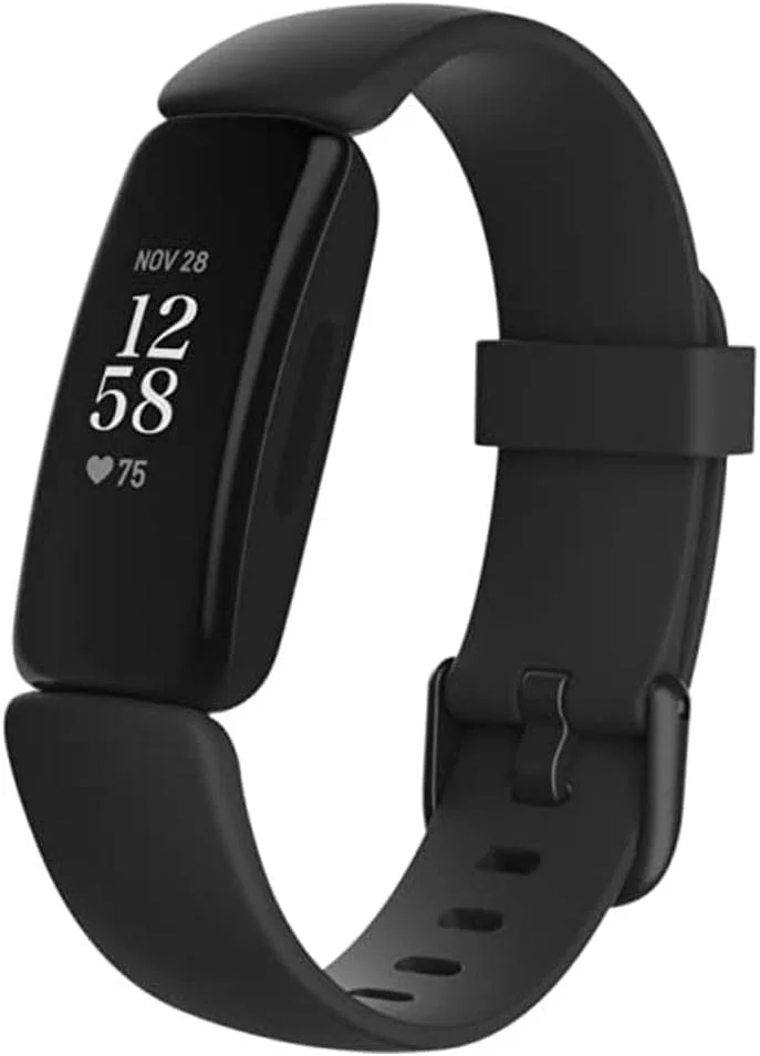ردیاب سلامتی و تناسب اندام Fitbit Inspire 2 با قابلیت ردیابی ضربان قلب 24/7 و باتری با عمر حداکثر 10 روز، مشکی