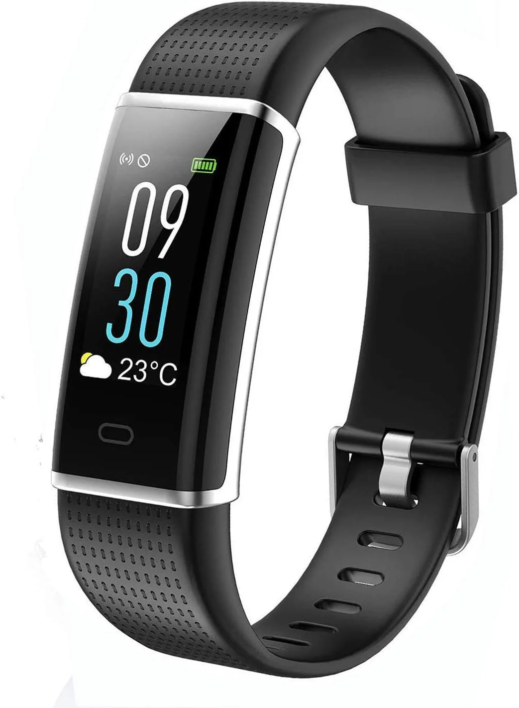 ساعت هوشمند ورزشی، ردیاب فعالیت ضدآب IP68 با صفحه نمایش رنگی، مانیتور ضربان قلب، گام شمار، ردیاب خواب، شمارشگر کالری و قدم برای مردان و زنان، سازگار با اندروید و iOS