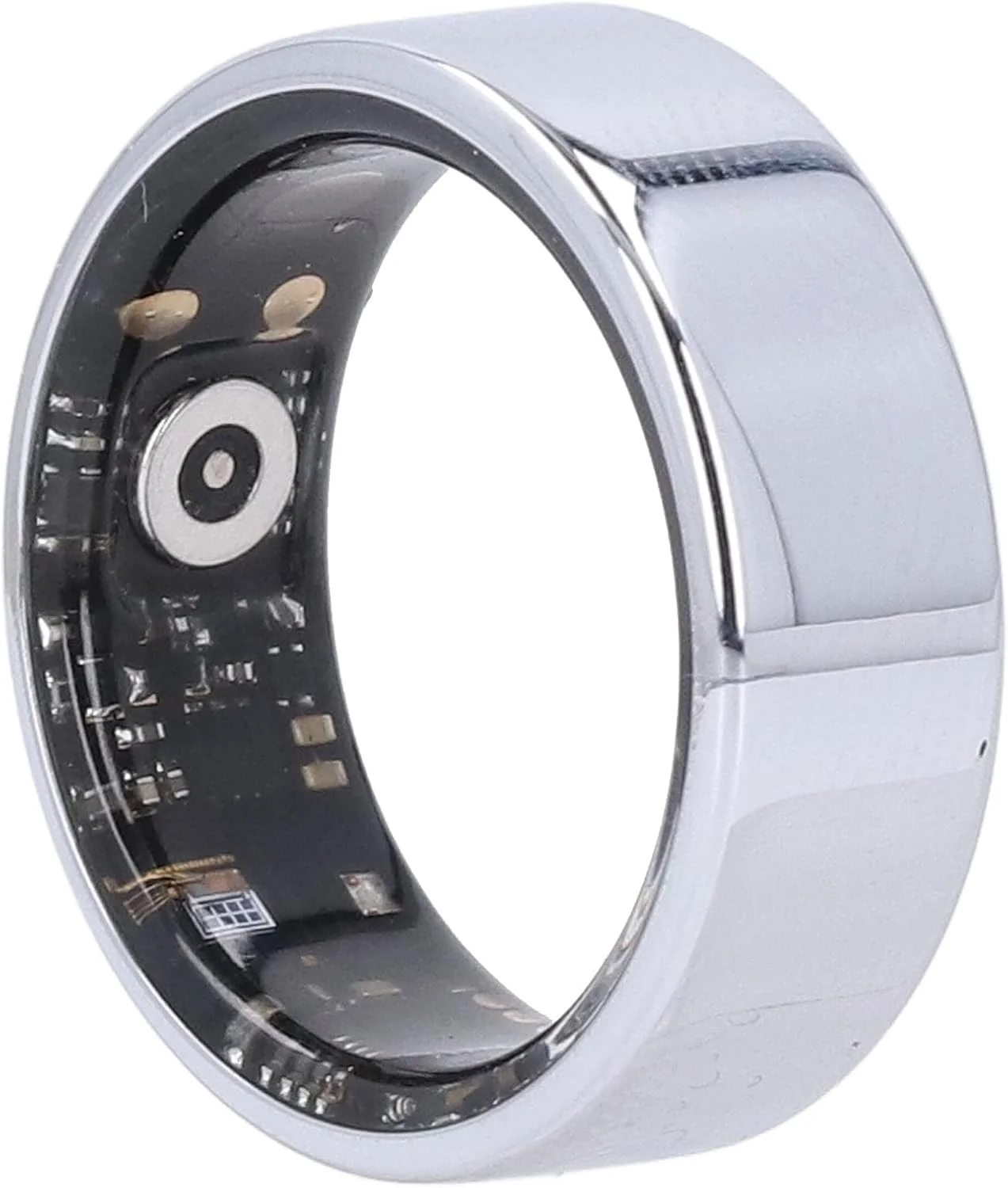 حلقه هوشمند ردیاب تناسب اندام، حلقه تناسب اندام سبک وزن و ضد آب با جعبه شارژ برای آقایان یا بانوان، نظارت بر ورزش، مراقبت از راه دور (سایز 7)