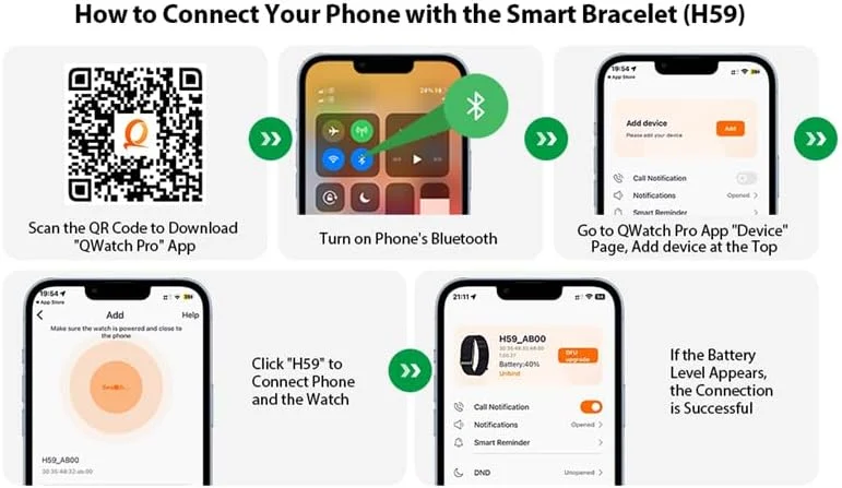 دستبند هوشمند ردیاب تناسب اندام - گام شمار، پایشگر ضربان قلب، کالری شمار، ردیاب خواب، مچ بند ورزشی ضد آب برای آقایان و بانوان