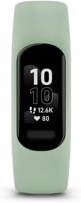 ردیاب تناسب اندام گارمین Vivosmart 5 - رنگ نعنایی | مچ بند پایش سلامتی با 7 روز عمر باتری | ردیاب فعالیت مچ بند هوشمند با صفحه نمایش لمسی