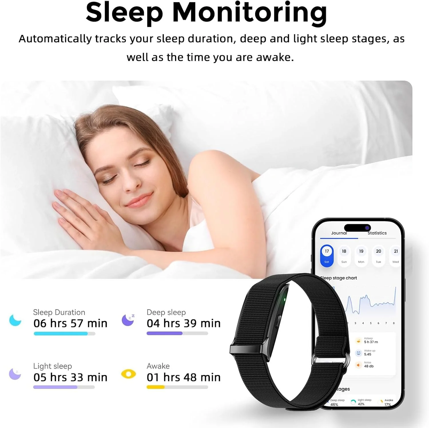 دستبند هوشمند سلامتی، ردیاب تناسب اندام پوشیدنی متصل از طریق بلوتوث، 127 حالت ورزشی، مقاوم در برابر آب تا 1ATM، ردیابی ضربان قلب/فشار خون/SpO2/خواب/قدم ها