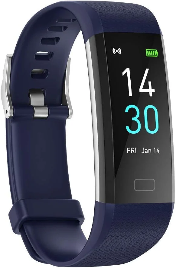 ردیاب فعالیت، ردیاب های تناسب اندام، ساعت هوشمند با قابلیت پایش دمای بدن، ضربان قلب و فشار خون، ضد آب IP68 با پایش خواب و شمارشگر کالری و قدم برای زنان و مردان