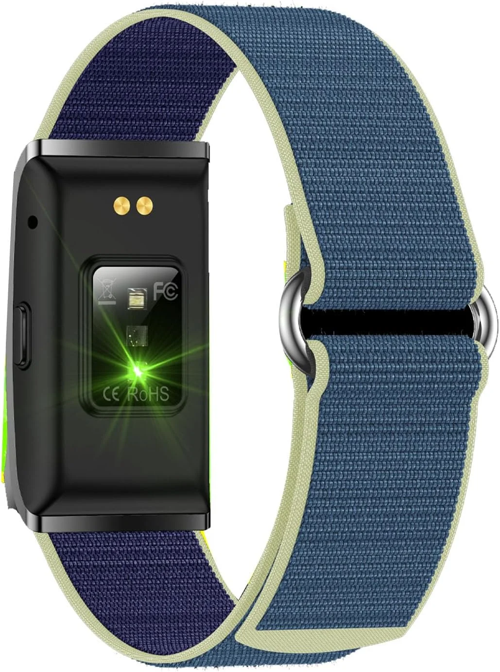 دستبند ردیاب تناسب اندام، ردیاب فعالیت پوشیدنی با پایش خواب، ثبت داده های برنامه، دستبند هوشمند بلوتوثی تمام روز، عمر باتری 40 روزه، ضد آب 10 متری (آبی)