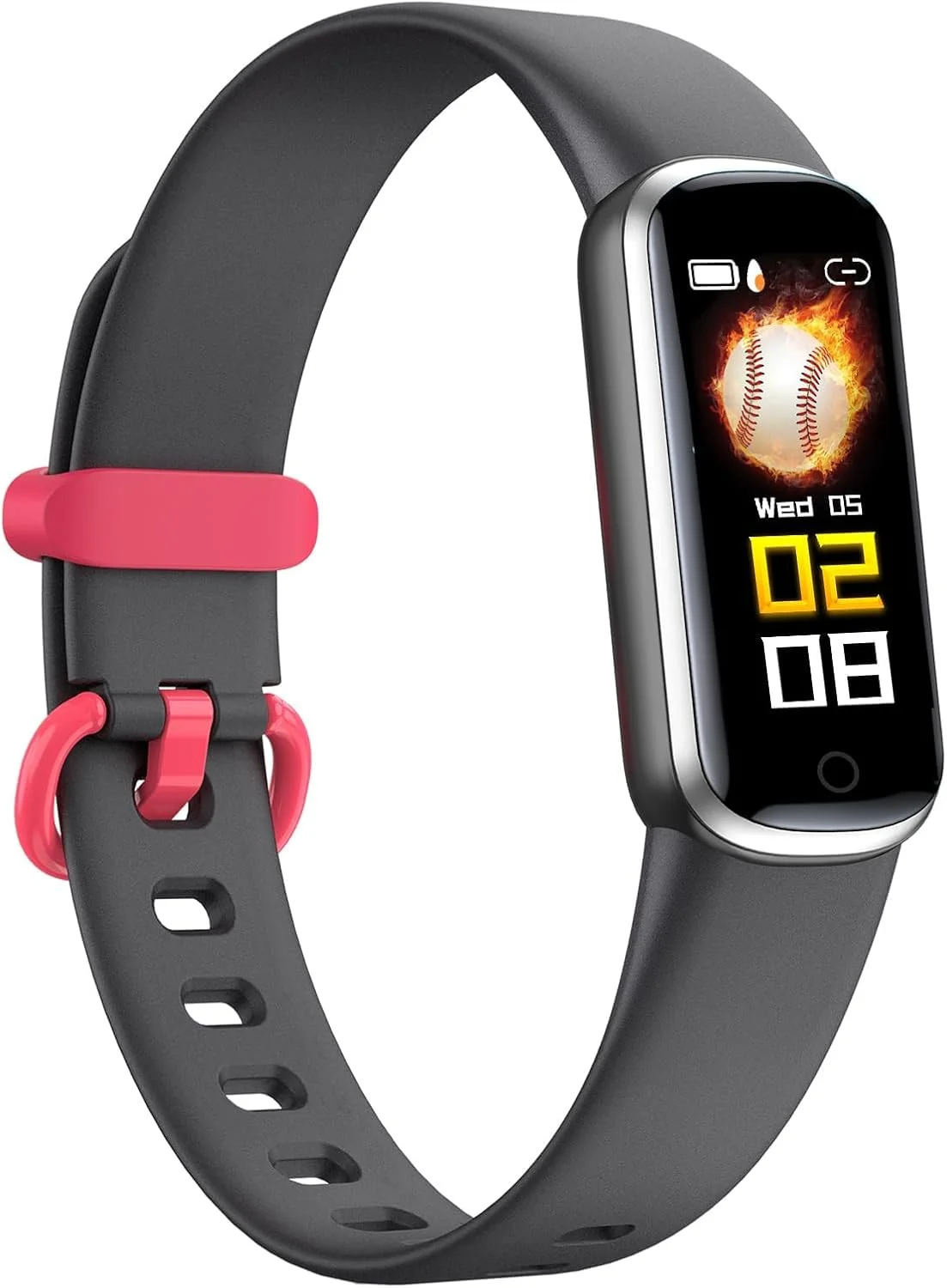 ردیاب تناسب اندام کودکان KASTWAVE، ساعت تناسب اندام ضد آب با ضربان قلب و پایش خواب، کرنومتر، 11 حالت ورزشی، هدیه ای عالی برای دختران و پسران 6-13 ساله