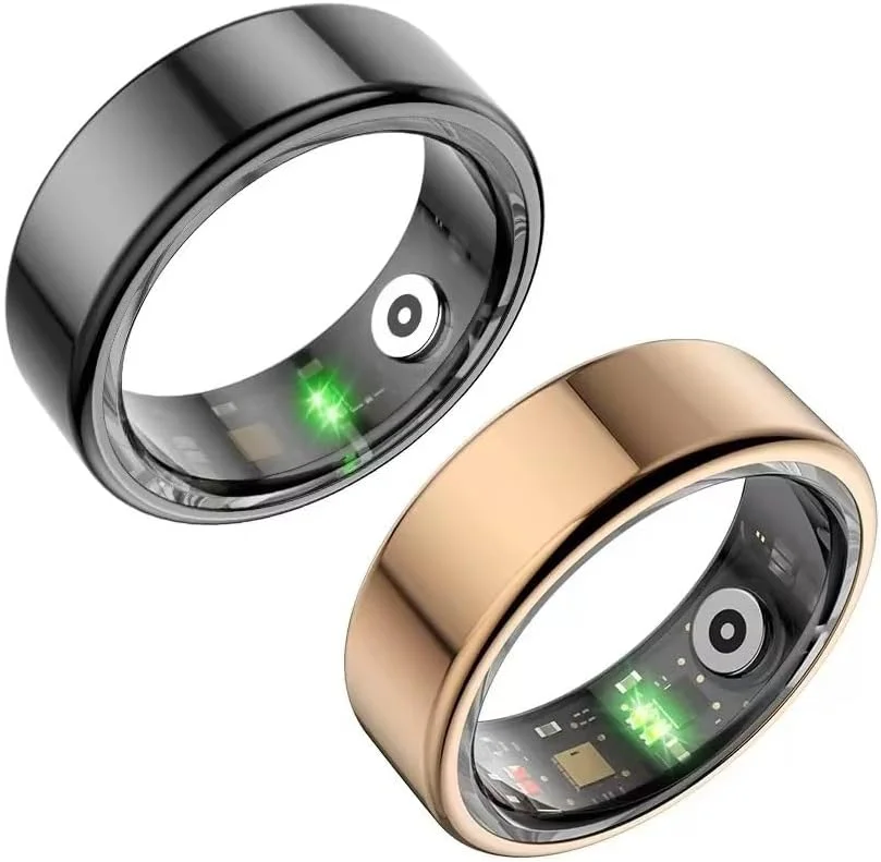 حلقه هوشمند سلامتی با اپلیکیشن – مانیتور اکسیژن خون، ضربان قلب و خواب، ضدآب IP68، ردیاب تناسب اندام با شمارشگر گام، پایش شبانه روزی سلامتی برای آقایان و بانوان، ایده آل برای تندرستی و زوج ها