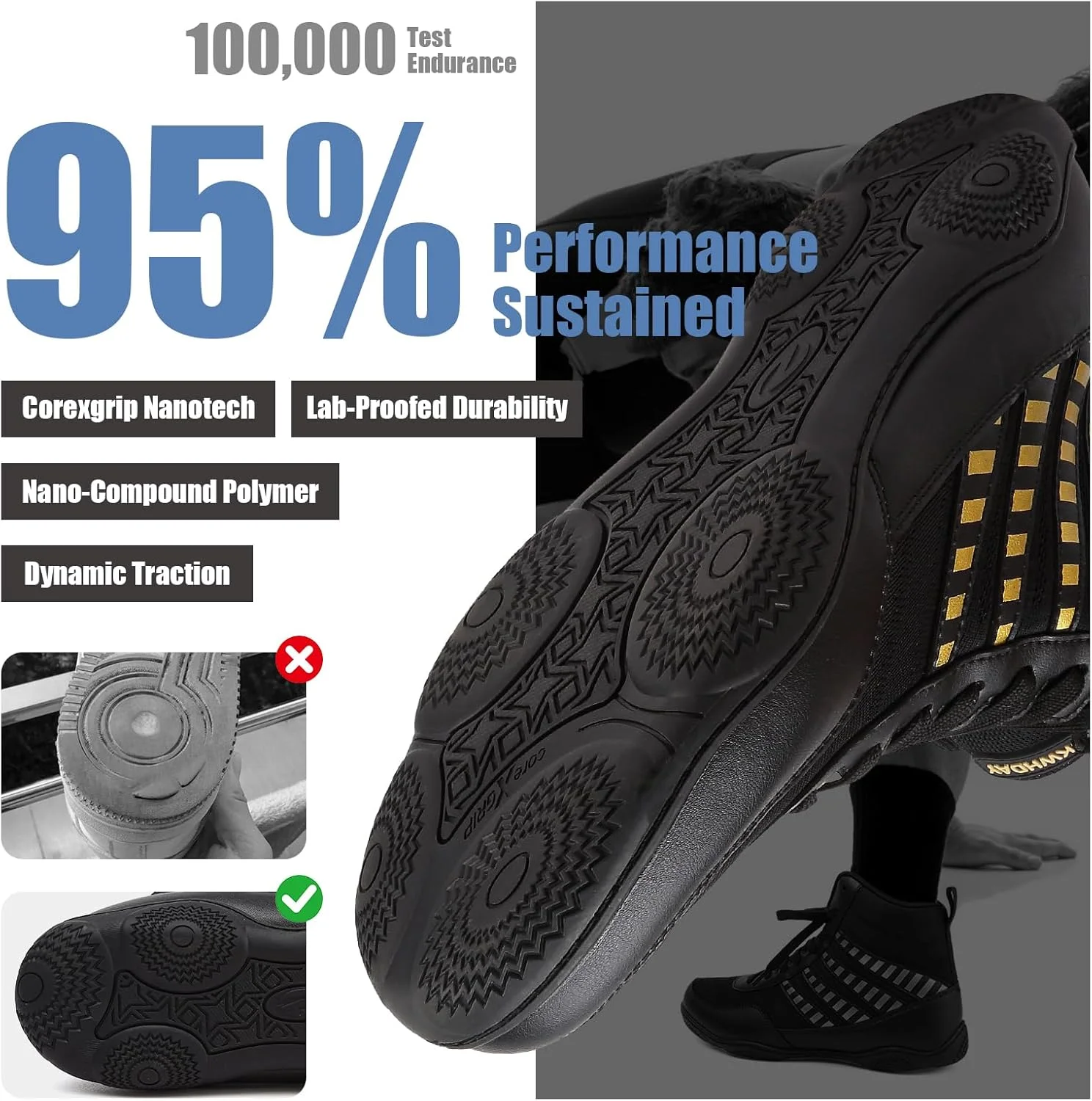 کفش کشتی مردانه جوانان بوکس تمرینات متقاطع اسکات بدنسازی سبک وزن تنفسی ضد لغزش