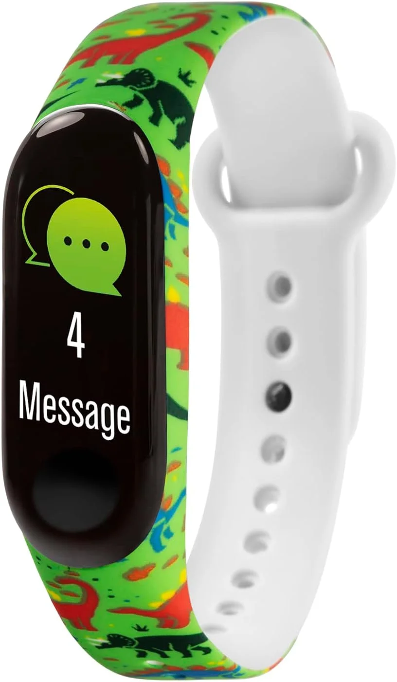 ساعت دیجیتال ردیاب فعالیت کودکان تیکرز، بند سیلیکونی سبز