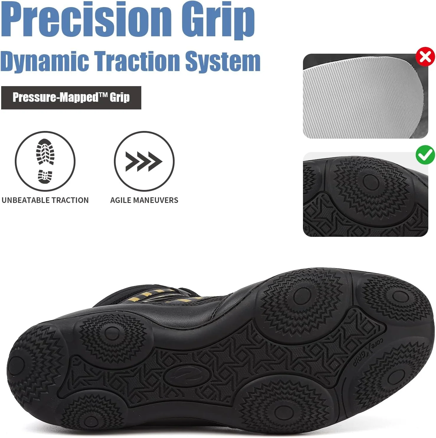 کفش کشتی مردانه جوانان بوکس تمرینات متقاطع اسکات بدنسازی سبک وزن تنفسی ضد لغزش