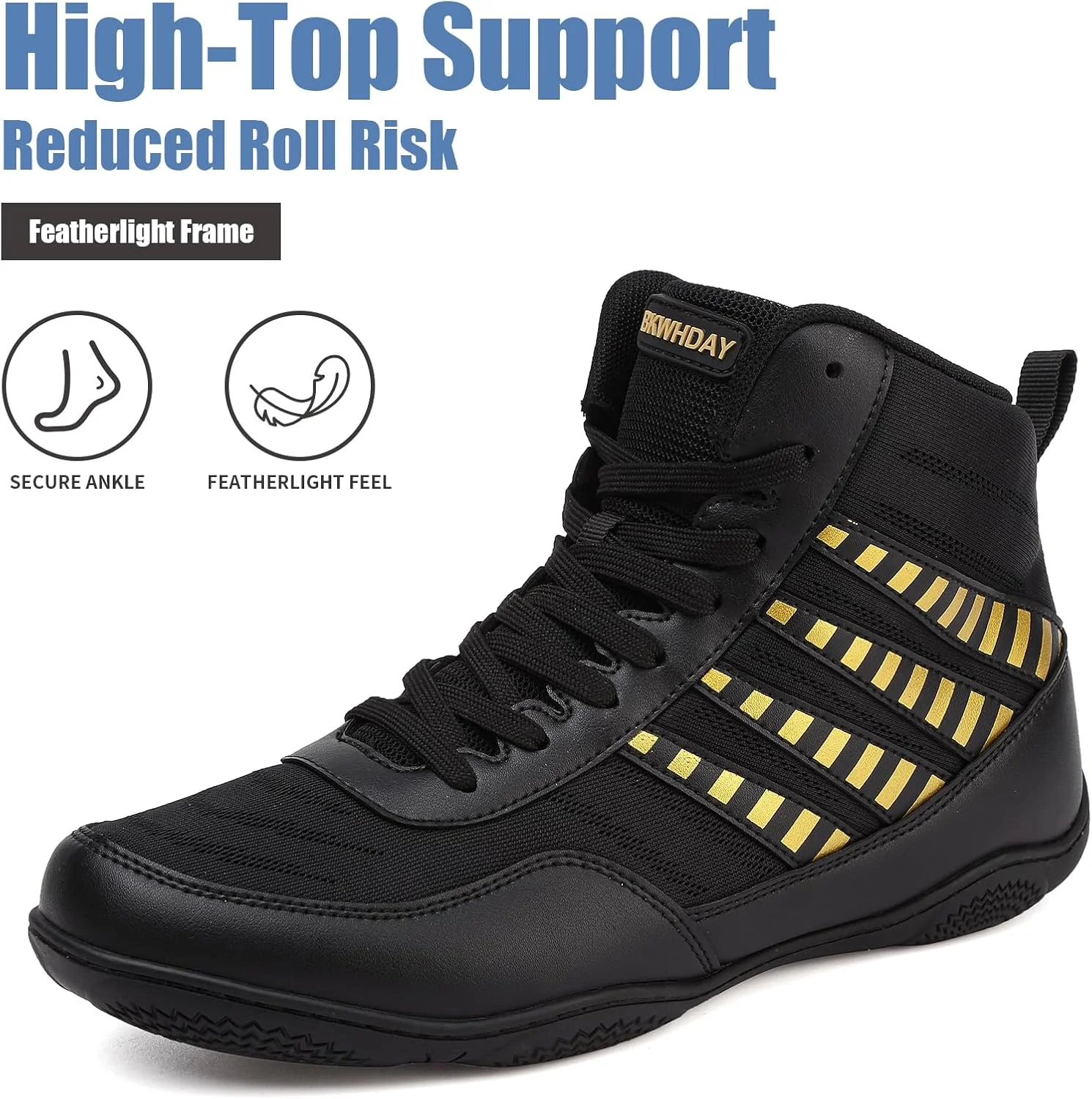 کفش کشتی مردانه جوانان بوکس تمرینات متقاطع اسکات بدنسازی سبک وزن تنفسی ضد لغزش