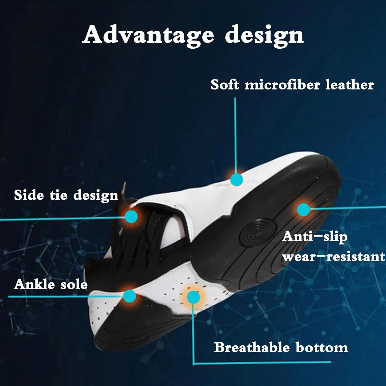 کفش هنرهای رزمی زنانه، کفش بوکس تکواندو، کفش ورزشی سبک هنرهای رزمی، کفش تمرین کاراته تکواندو، ضد لغزش، سبک و قابل تنفس، برای تمرینات روزانه و ورزش های صبحگاهی